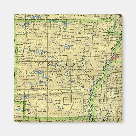 Arkansas Magneet (Voorkant)
