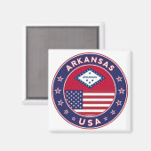 Arkansas Magneet (Voorkant / Achterkant)