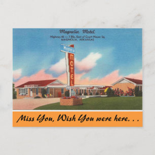 Arkansas, Magnolia Motel Briefkaart