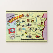 Arkansas Map Legpuzzel (Horizontaal)