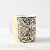 Arkansas Map Mug Koffiemok (Voorkant links)