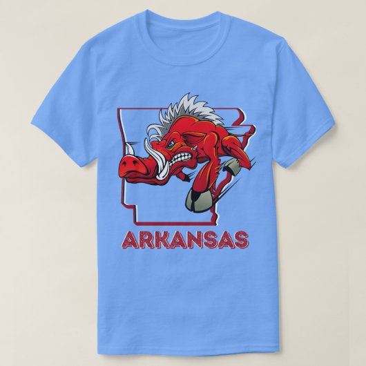 ARKANSAS MEAN HOG T-SHIRT (Design voorkant)