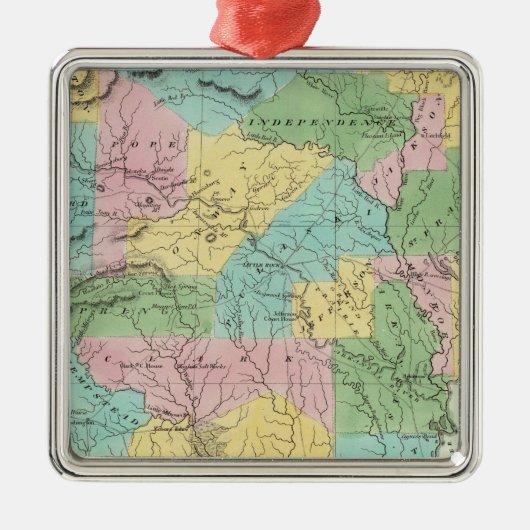 Arkansas Metalen Ornament (Voorkant)