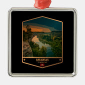 Arkansas Metalen Ornament (Voorkant)
