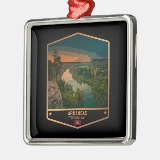 Arkansas Metalen Ornament (Links)