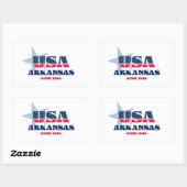 Arkansas Mijn thuisstaat Sticker (Vel)