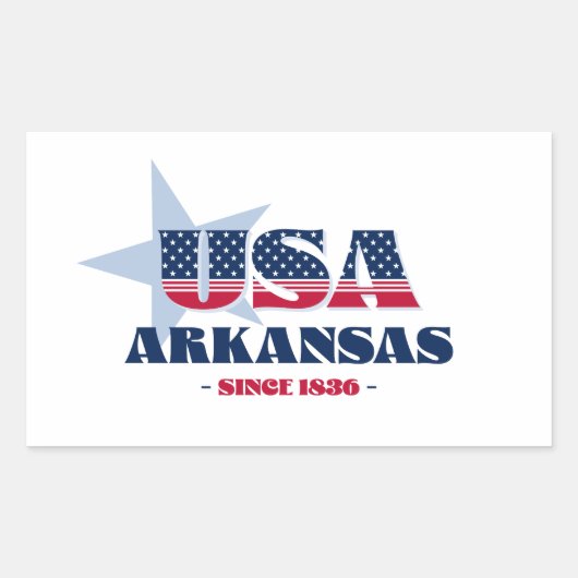 Arkansas Mijn thuisstaat Sticker (Voorkant)