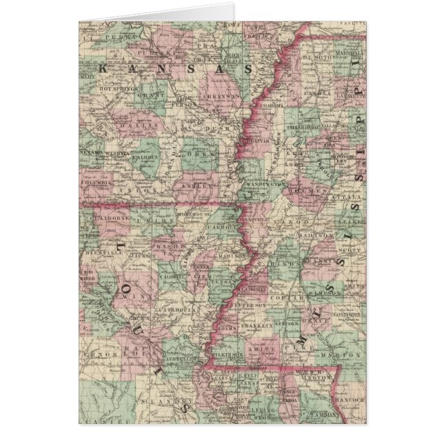 Arkansas, Mississippi en Louisiana (Voorkant)