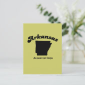 Arkansas Motto - Zoals gezien op Cops Briefkaart (Staand voorkant)