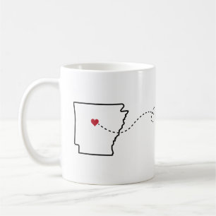 Arkansas naar Californië - Heart2Heart Coffee-Mok Koffiemok