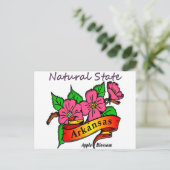 Arkansas Natural State Apple Blossom Briefkaart (Staand voorkant)