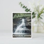 Arkansas Natural State Waterfall Briefkaart (Staand voorkant)