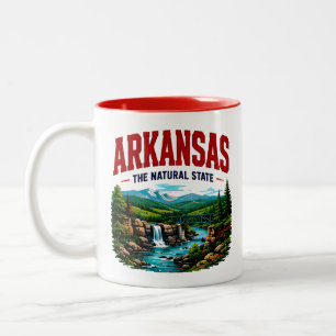 Arkansas Natuurlijke Schoonheid Avontuur Tweekleurige Koffiemok