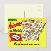 Arkansas - New Home Postcard  Briefkaart (Voorkant / Achterkant)