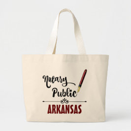 Arkansas Notional Public Ink Pen Grote Tote Bag