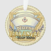 Arkansas Nurse Ornament (voorkant)