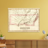 Arkansas, Oklahoma Canvas Afdruk (Insitu (Woonkamer))