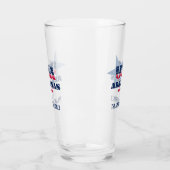 Arkansas Patriotic Pride gepersonaliseerd Glas (Links)