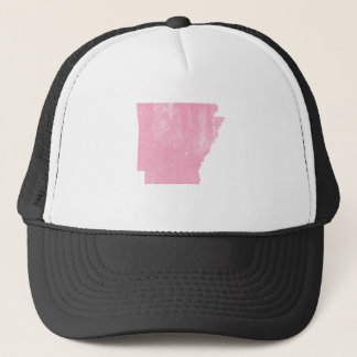 Arkansas Pink  Grunge Trucker Pet