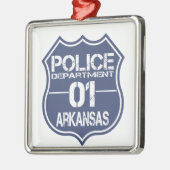 Arkansas Police Department Shield 01 Metalen Ornament (Links)
