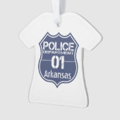 Arkansas Police Department Shield 01 Ornament (voorkant)