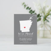 ARKANSAS-postkaart (Verplaatsende Aankondiging) Briefkaart (Staand voorkant)