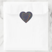 arkansas pride blur hart sticker (Tas)