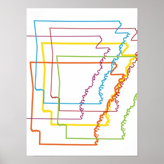 arkansas pride blur poster (Voorkant)