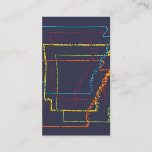 arkansas pride blur visitekaartje (Voorkant)