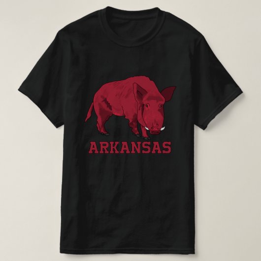 Arkansas Razorback T-Shirt (Design voorkant)