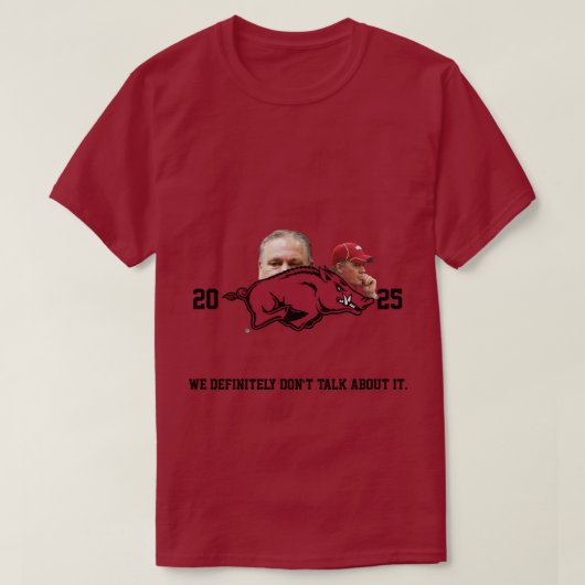 Arkansas Razorbacks 2025 T-shirt (Design voorkant)