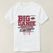 Arkansas Razorbacks March Madness Basketbal Dans T-shirt (Design voorkant)
