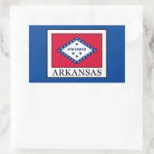 Arkansas Rechthoekige Sticker (Tas)