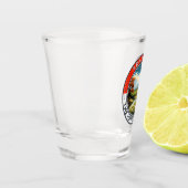 Arkansas Reis Kunst Badge Shot Glas (Links)