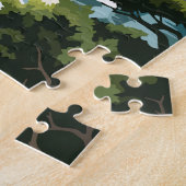 Arkansas Reis Kunst Vintage Legpuzzel (Zijkant)