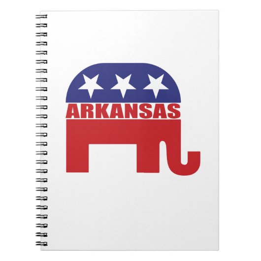 Arkansas Republican Elephant Notitieboek (Voorkant)