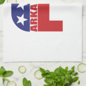 Arkansas Republican Elephant Theedoek (Gevouwen)