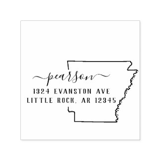 Arkansas retour adres stempel zelf-inkt