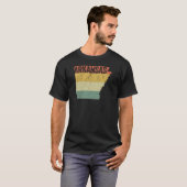 Arkansas Retro Sunset — verhit T-shirt (Voorkant volledig)