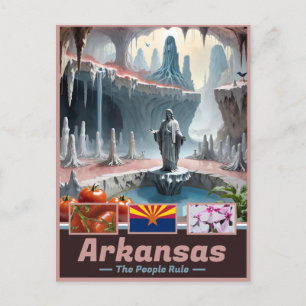 Arkansas Reverie: Surreal State Keepsake Briefkaart