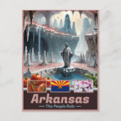 Arkansas Reverie: Surreal State Keepsake Briefkaart (Voorkant)