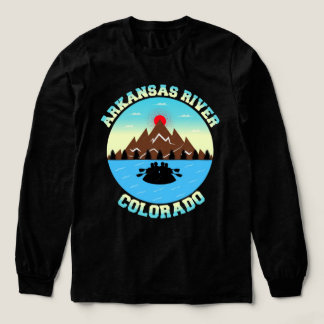 Arkansas River Colorado Avontuur Vector T-Shirt