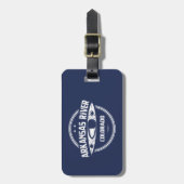 Arkansas River, Colorado Bagagelabel (Voorkant verticaal)