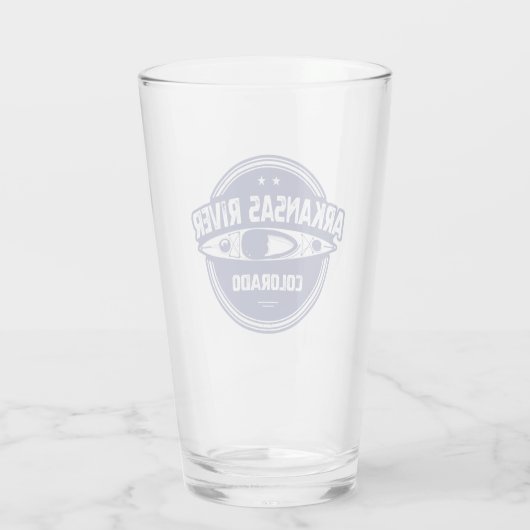 Arkansas River, Colorado Glas (Achterkant)