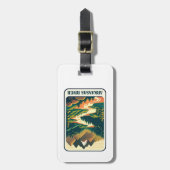 Arkansas River Colorado Kleuren Bagagelabel (Voorkant verticaal)