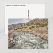 Arkansas River in Colorado Briefkaart (Voorkant / Achterkant)