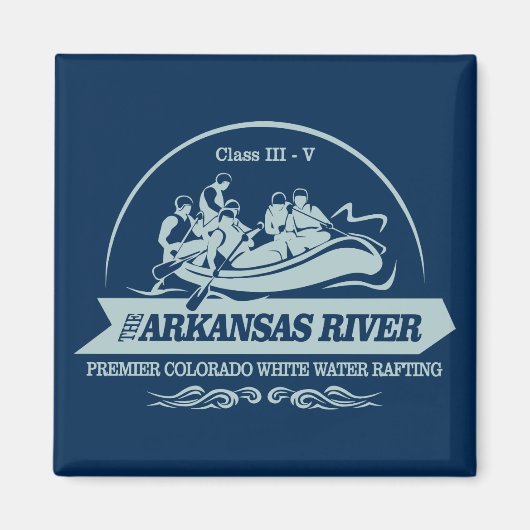 Arkansas River (rafting2) Magneet (Voorkant)
