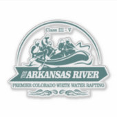 Arkansas River (rafting2) Sticker (Voorkant)