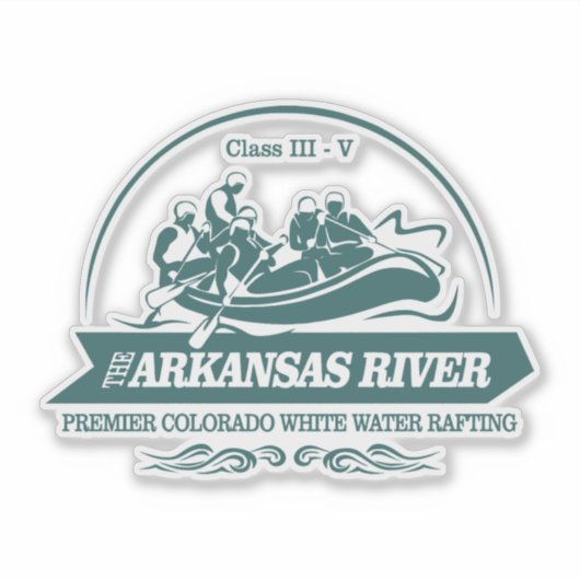 Arkansas River (rafting2) Sticker (Voorkant)