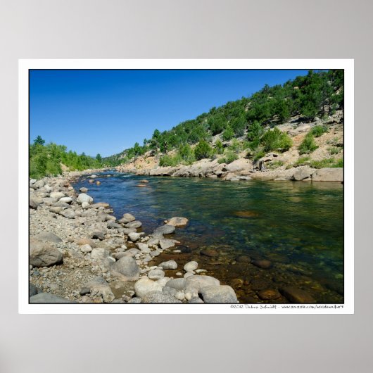 Arkansas, rivier in Zuid-Colorado Poster (Voorkant)